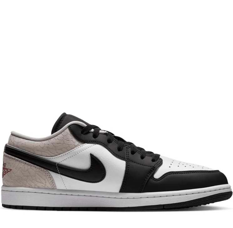 Air Jordan 1 Low – Black, White & Light Grey