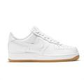 Nike Air Force 1 Low Sneakers - White with Gum Sole