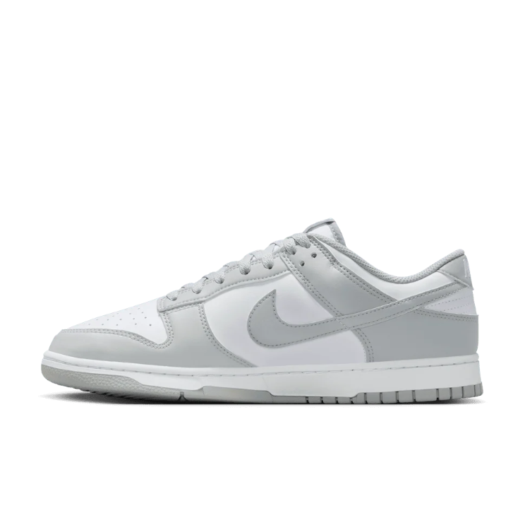 Nike Dunk Low Sneakers - White & Light Gray