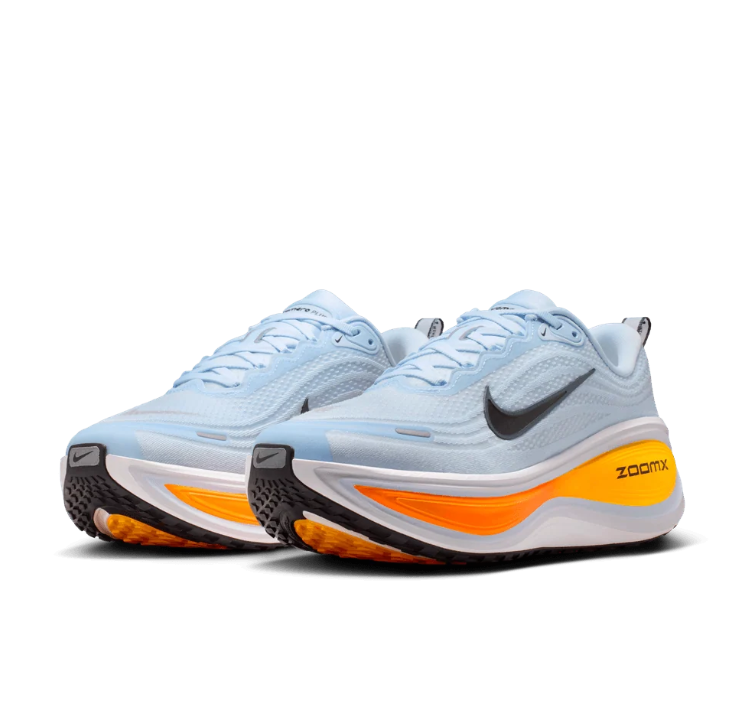 Nike Low-Top Sneakers - Light Blue with Orange & Yellow Sole