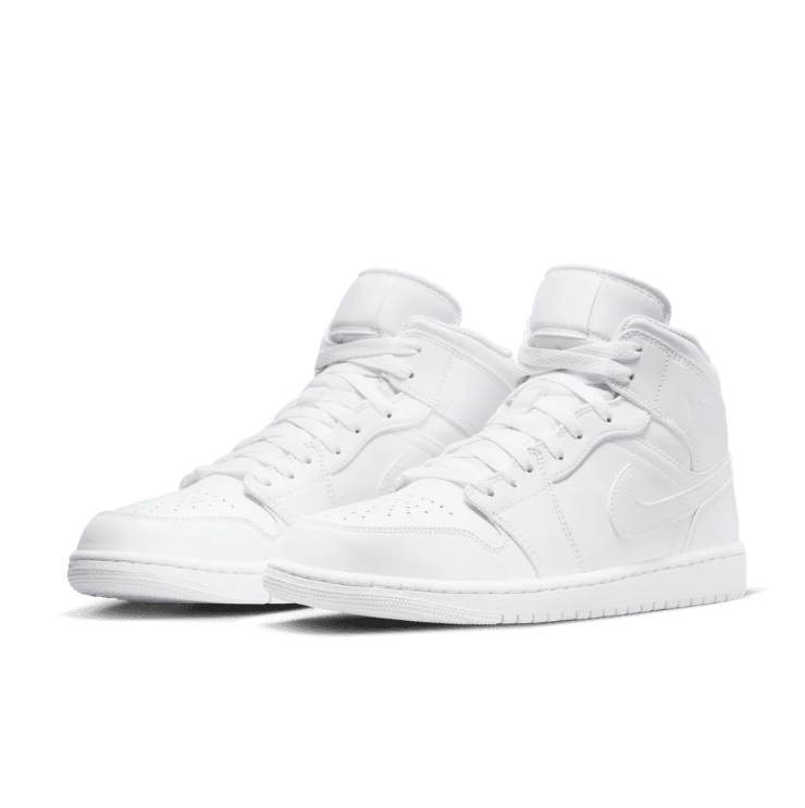 Air Jordan 1 Mid Sneakers - All White