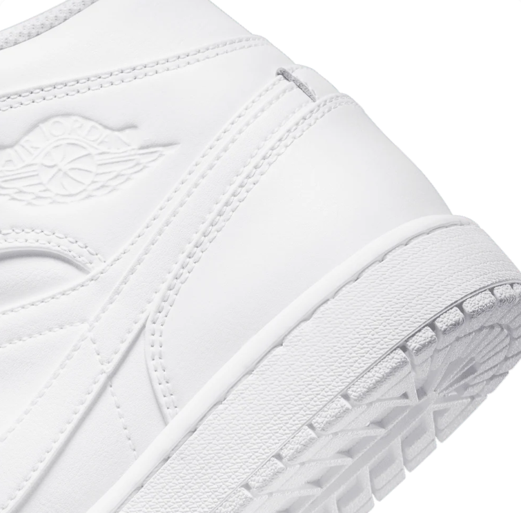 Air Jordan 1 Mid Sneakers - All White