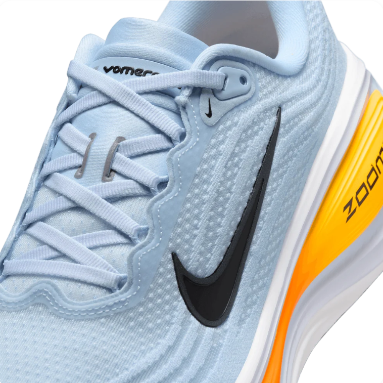 Nike Low-Top Sneakers - Light Blue with Orange & Yellow Sole