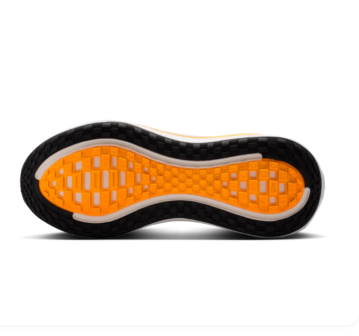 Nike Low-Top Sneakers - Light Blue with Orange & Yellow Sole