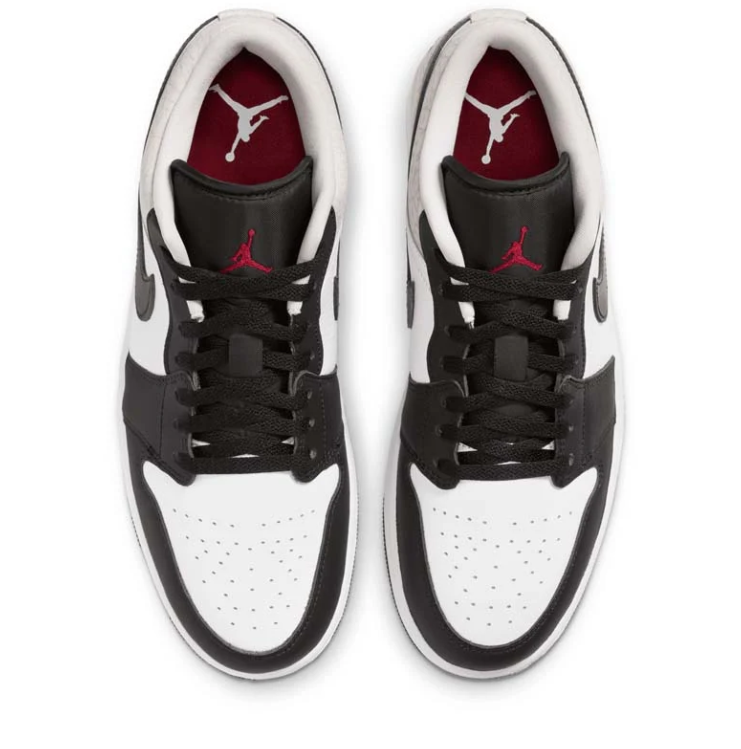 Air Jordan 1 Low – Black, White & Light Grey