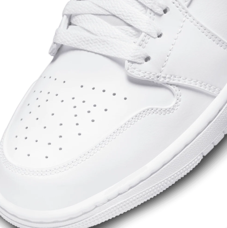 Air Jordan 1 Mid Sneakers - All White