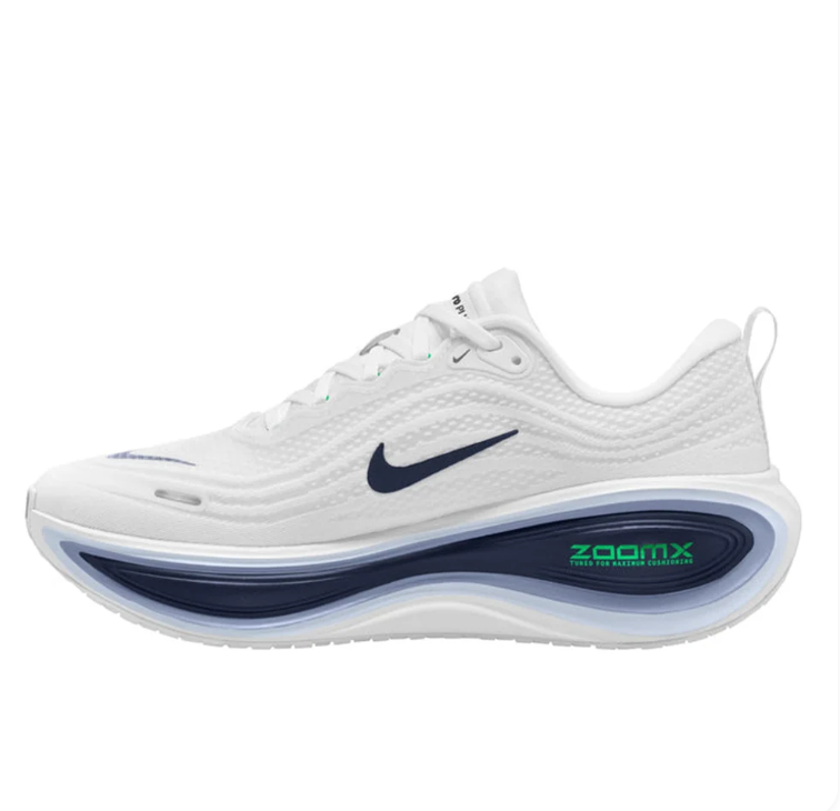 Nike Low-Top Sneakers - White & Navy with Sculpted Sole