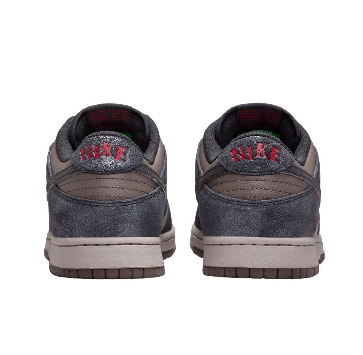 Nike Dunk Low Sneakers - Textured Charcoal & Taupe