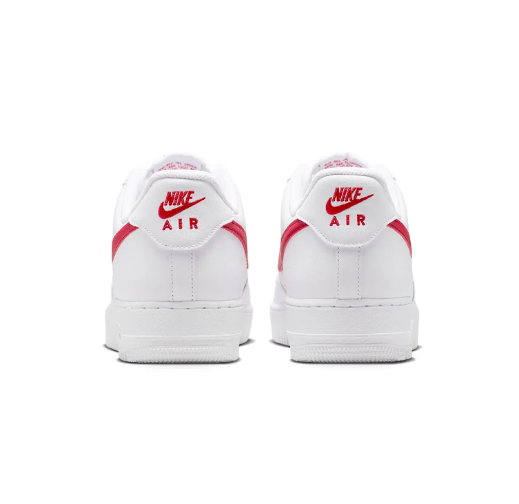 Nike Air Force 1 Low Sneakers - White & Red