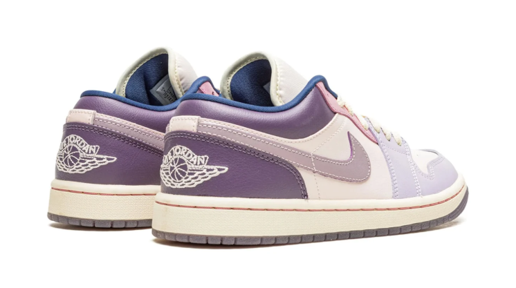 Air Jordan 1 Low Sneakers - Lavender, Purple & Pink
