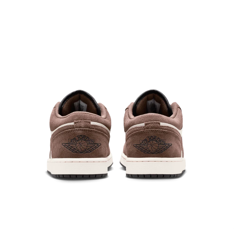 Air Jordan 1 Low Sneakers - Brown & Cream with Black Accents