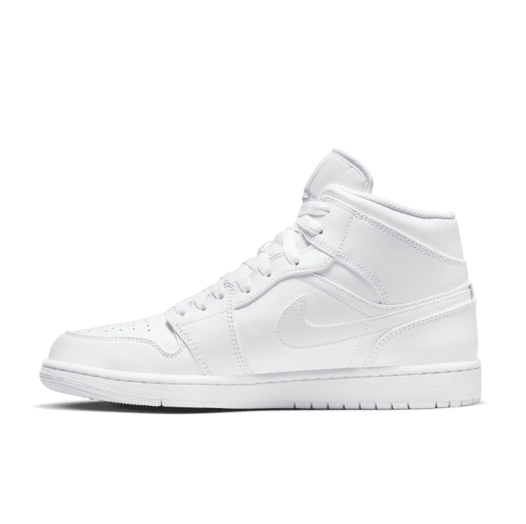Air Jordan 1 Mid Sneakers - All White